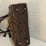 Coach Brown Canvas Hamptons Carry-All Bag