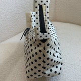 Rare White Miu Miu Polka Dot Spirit Mini Bag