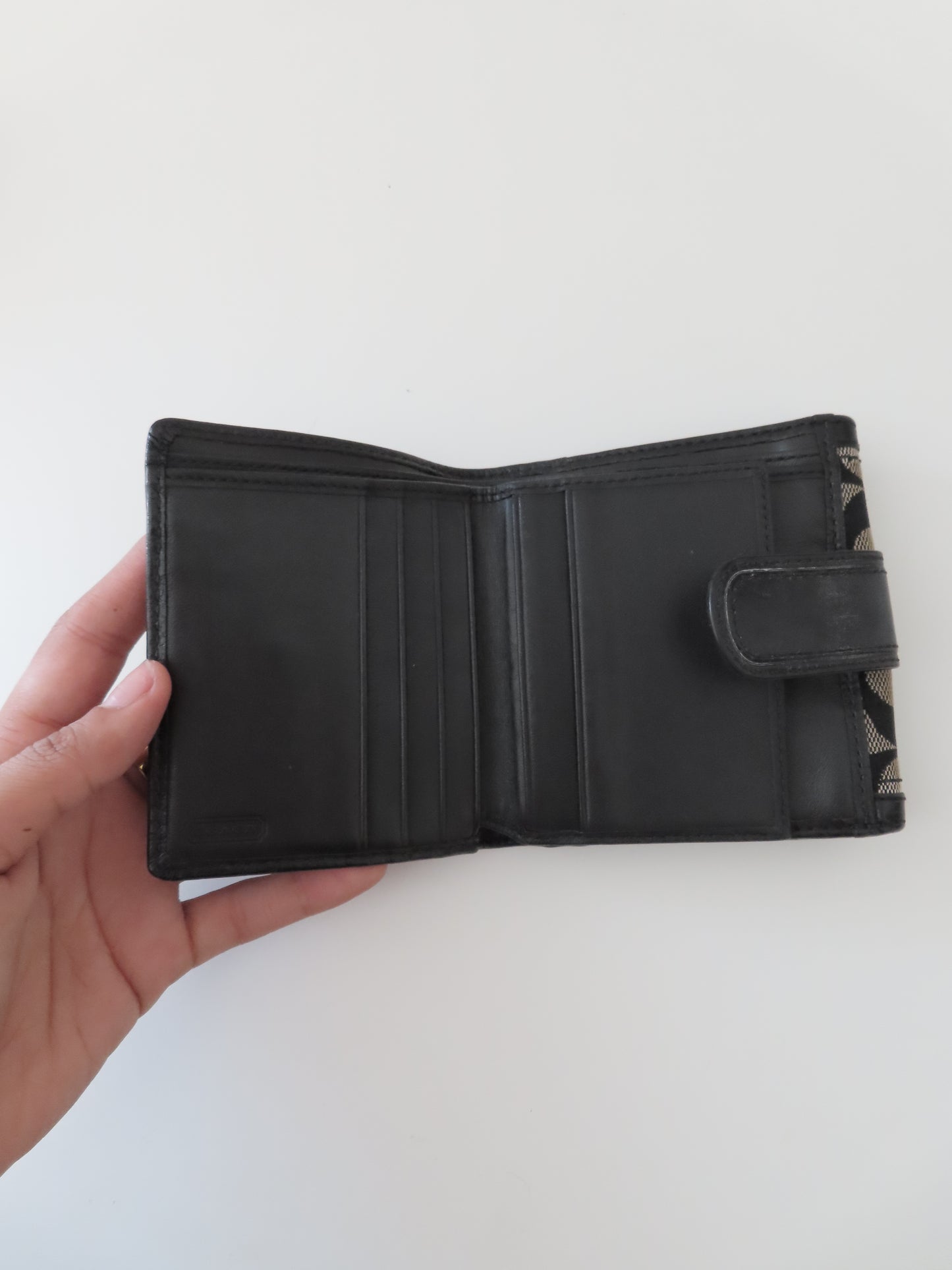 Coach Grey Signature Soho Wallet
