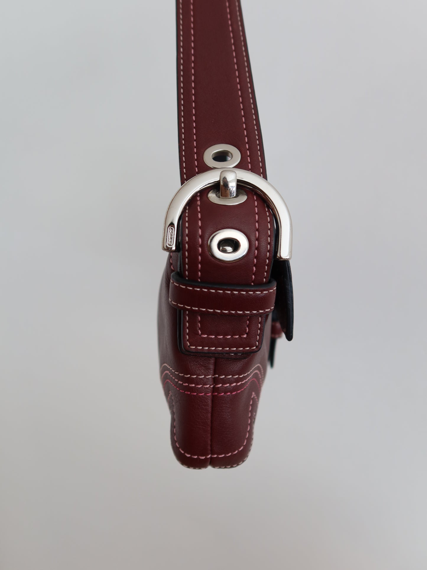 Rare Maroon Soho Demi Flap