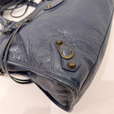 Balenciaga Navy Classic City Bag