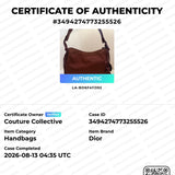Burgundy Dior Diorrisimo Hobo Shoulder Bag