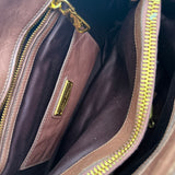 Miu Miu Mauve Pink Vitello Shine Leather Tote Bag