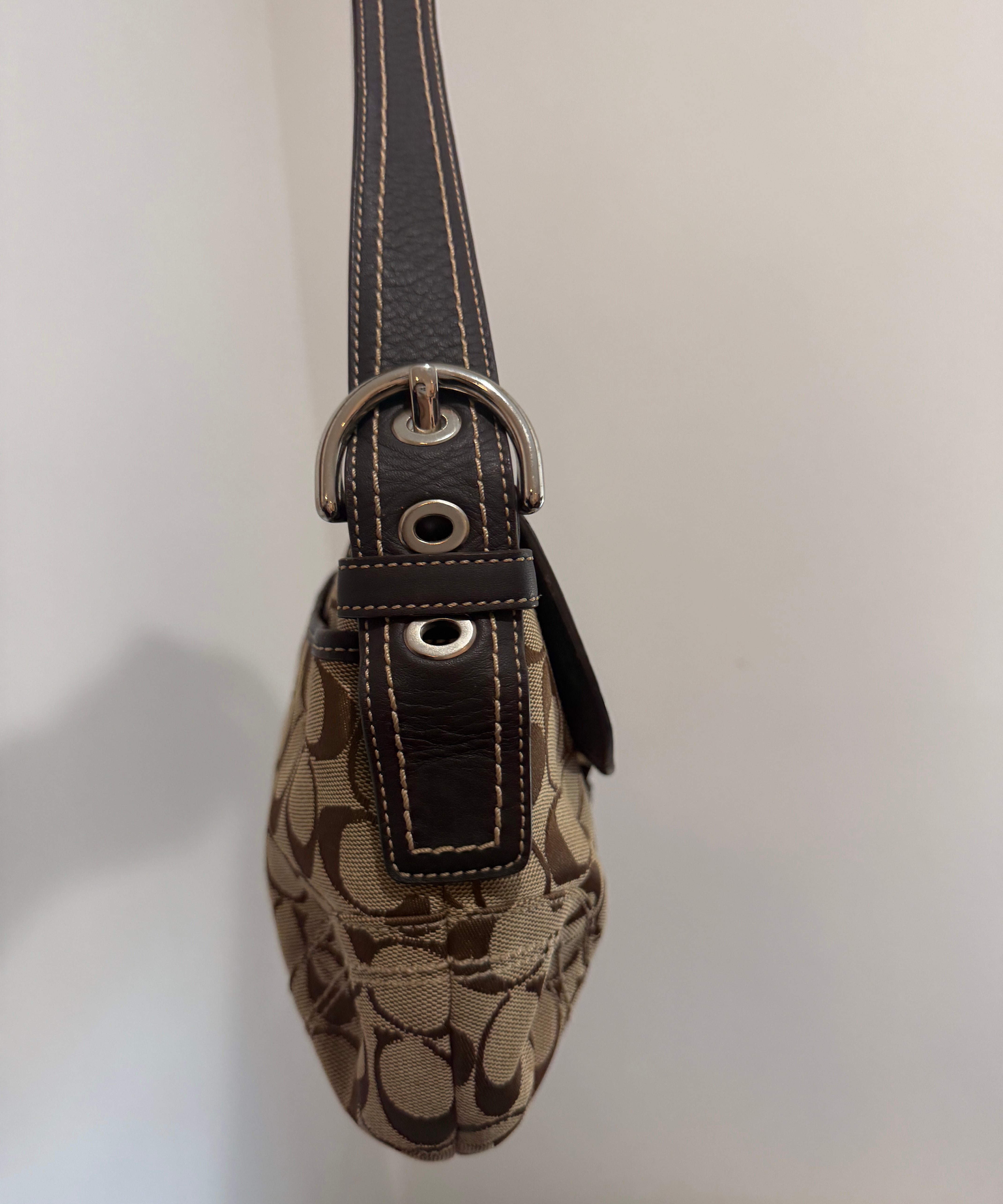 Coach Brown Trim Large Soho Bag