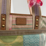 Coach Multicolor Patchwork Spring Hand Bag